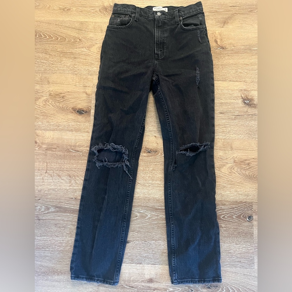 ‘Abercrombie & Fitch’ 90s Straight Ultra High Rise Jeans